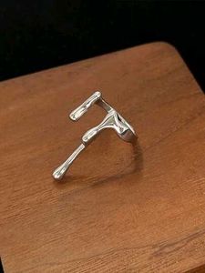 Korean Liquid Silver Ring