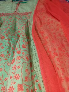 Churidar Kurta With Dupatta Biba Kids 10-11yrs