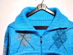 Blue Woolen Sweater