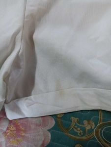 White High-Waisted Shorts