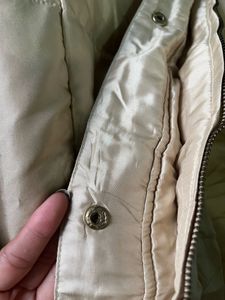 Beige Puffer Jacket