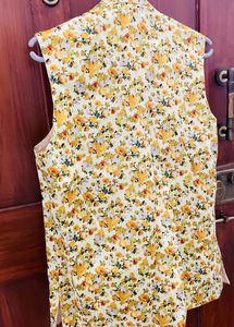 Yellow Coaty 💛with Yello Kurta