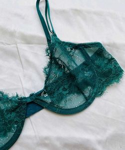 Emerald Lace Bra