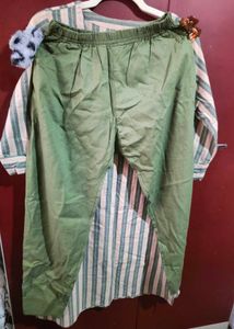 Striped Kurta Set