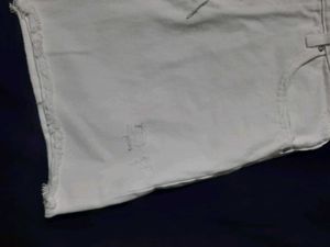ZARA denim Off-white Shirt