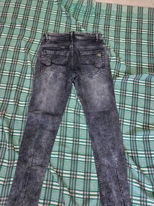 Stylish Gray Denim Jeans