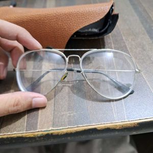 Vintage-Style Aviator Eyeglasses with Case (4.5 Po