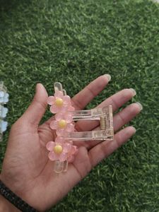Korean Clips Clutches Flower Design (Pack Of 1)