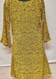 Xl/ XXL Yellow 🐆 Cheetah Print Dress Fix Price