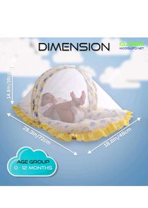 Mostique Bedding With Net For Babies ( Newborn -12
