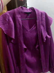 purple Vero Moda L size top