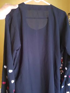 Heart Patterned abaya