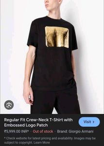 Armani Exchange Black Tee
