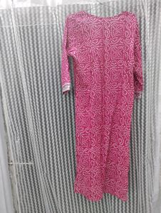 Bandhani Print Kurta &amp; Floral Pant Set