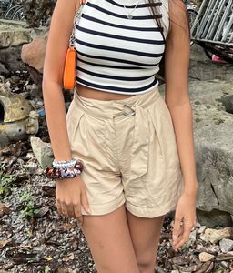 Beige Shorts