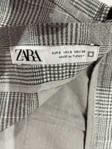 ZARA Checkered Slim Fit Trousers