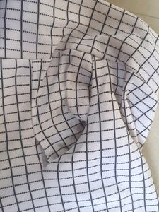 Black And White Checked Pants