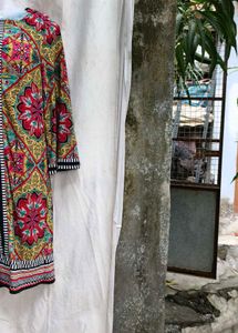 81610. Colorful Patterned Dress