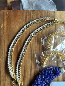5 Necklace Combo+ 2 earrings set