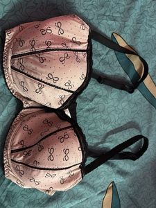 Bow Print Bra