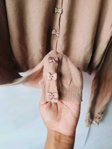 Cutest Coquette pinterest-y bow aesthetic cardigan