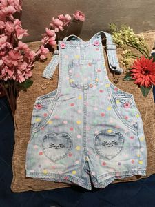 Cute Polka Dot Overalls
