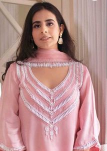 Elegant Pink Kurta 3 pscSet (s-xl)