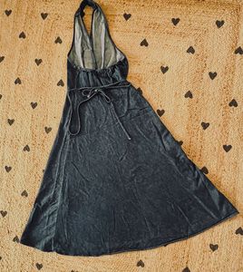 Denim Halter Dress