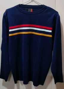 Striped Navy Blue Sweater