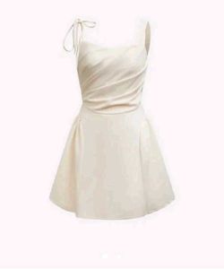 newme White Mini Dress