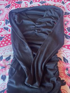 Black Bodycon Long Sleeve Dress