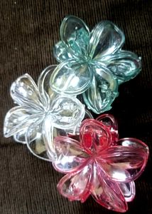 Flower Hair Clips - Set of 3