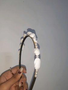 HANDMADE SEASHELL PEARL HAIRBAND