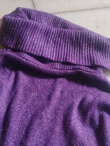 Purple Knit Dress