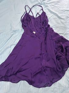 Satin Flare Dress