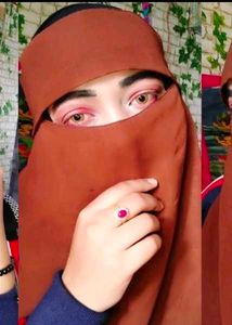 Brown Face Covering Niqab