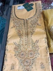 Yellow Embroidered Salwar Kameez