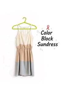 Color Block Sundress 🩶