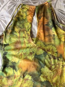 Floral Halter Mini Dress