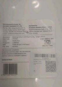 Babyhug  Unicorn  Plush