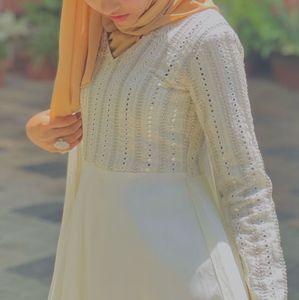 White Ethnic Gown