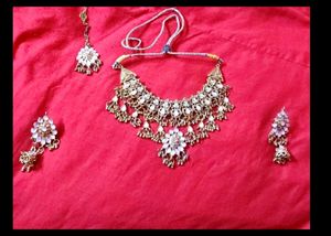 (2 Set Combo) Elegant Bridal Jewelry Se
