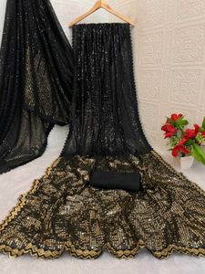 Sequence Wedding Wear Saree