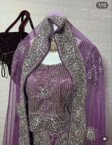 Elegant Purple Lehenga Choli