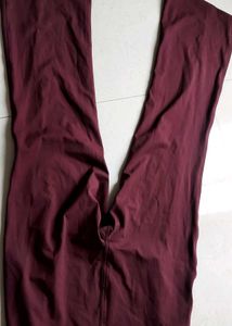 Burgundy Slim Pants