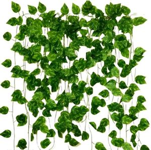 10 Pack Artificial Ivy Leaf Garland