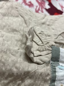 Striped Crinkle Top