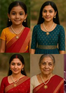 Elegant Pearl Necklace With Earrings