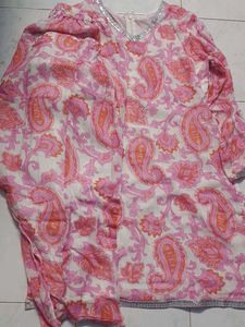 Paisley Print Kurta Set