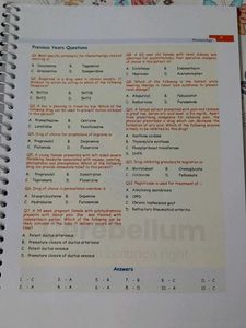 Pharmacology Quick Revision Notes